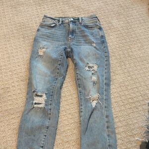 PacSun Light Blue Distressed Boyfriend Jeans